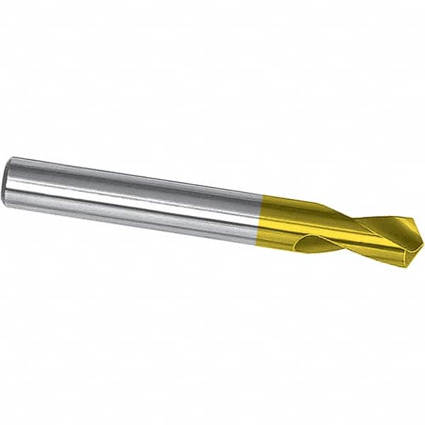 Magafor - 10mm Body Diam, 120°, 3-1/2" OAL, Cobalt Spotting Drill - Apex Tool & Supply
