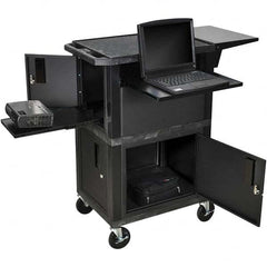 Luxor - Mobile Work Centers Type: Pull-Out Tray Shelf Storage Cabinet Load Capacity (Lb.): 300 - Apex Tool & Supply