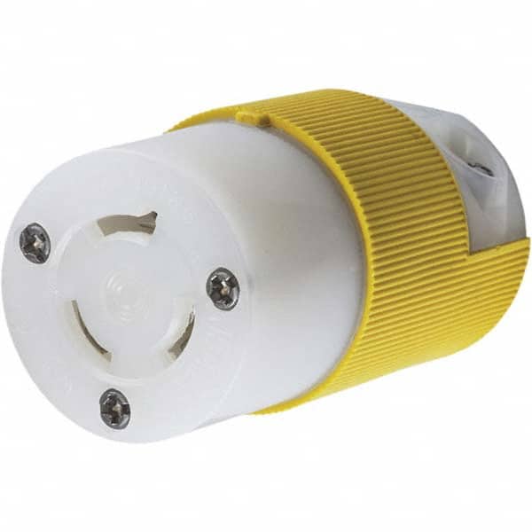 Hubbell Wiring Device-Kellems - 250V 15A NEMA L6-15R Marine Twist Lock Connector - Apex Tool & Supply