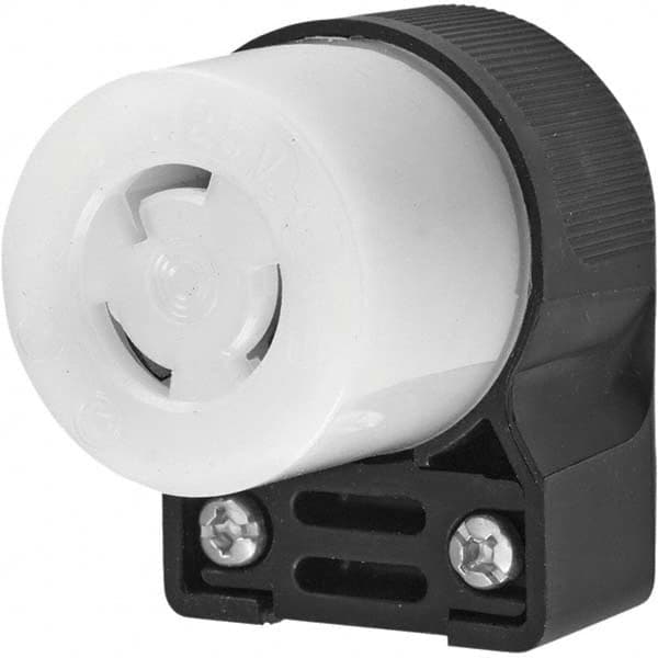 Hubbell Wiring Device-Kellems - 125V 15A NEMA L5-15R Industrial Twist Lock Connector - Apex Tool & Supply
