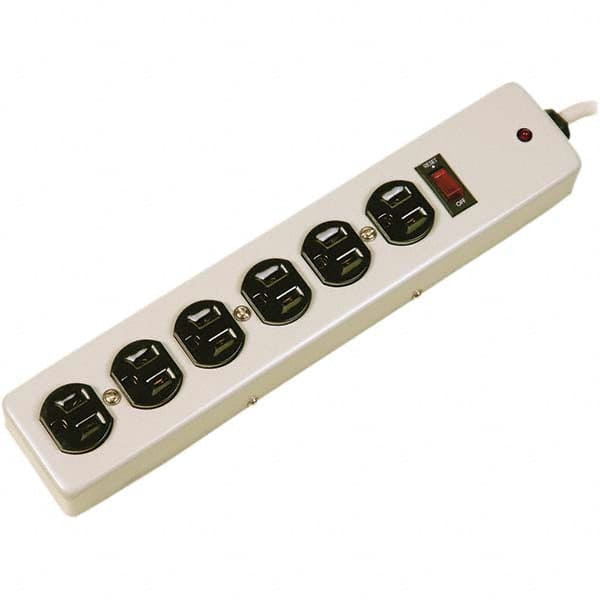 Hubbell Wiring Device-Kellems - Power Outlet Strips Amperage: 15 Voltage: 125 V - Apex Tool & Supply