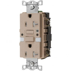 Hubbell Wiring Device-Kellems - GFCI Receptacles Grade: Commercial Color: Almond - Apex Tool & Supply
