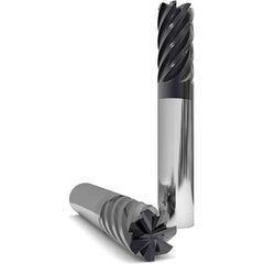 GWS - 5/8" Diam 7 Flute Solid Carbide 0.03" Corner Radius End Mill - Apex Tool & Supply