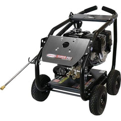 Simpson - Gas, 11.7 hp, 4,400 psi, 4 GPM, Cold Water Pressure Washer - AAA Triplex, 50' x 3/8" Hose - Apex Tool & Supply