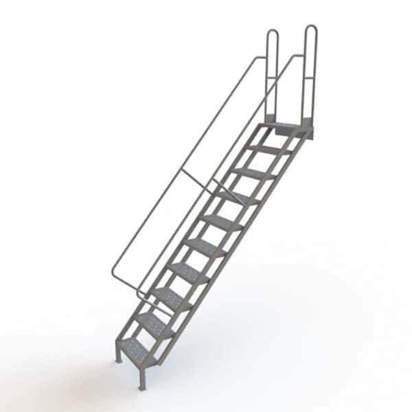 TRI-ARC - Rolling & Wall Mounted Ladders & Platforms Type: Stairway Slope Ladder Style: Stair Unit - Apex Tool & Supply