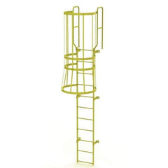 TRI-ARC - Rolling & Wall Mounted Ladders & Platforms Type: Fixed Ladder Style: Safety Cage - Apex Tool & Supply