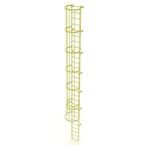 TRI-ARC - Rolling & Wall Mounted Ladders & Platforms Type: Fixed Ladder Style: Safety Cage - Apex Tool & Supply