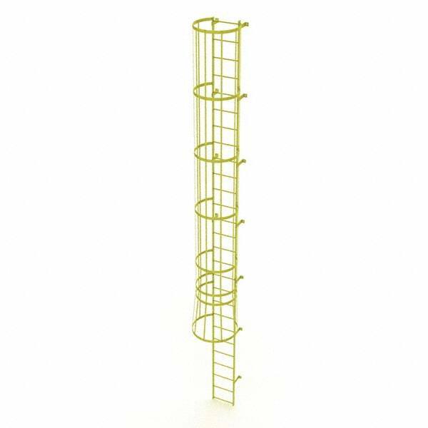 TRI-ARC - Rolling & Wall Mounted Ladders & Platforms Type: Fixed Ladder Style: Safety Cage - Apex Tool & Supply