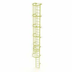 TRI-ARC - Rolling & Wall Mounted Ladders & Platforms Type: Fixed Ladder Style: Safety Cage - Apex Tool & Supply