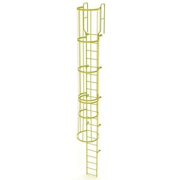 TRI-ARC - Rolling & Wall Mounted Ladders & Platforms Type: Fixed Ladder Style: Safety Cage - Apex Tool & Supply