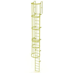 TRI-ARC - Rolling & Wall Mounted Ladders & Platforms Type: Fixed Ladder Style: Safety Cage - Apex Tool & Supply