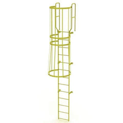TRI-ARC - Rolling & Wall Mounted Ladders & Platforms Type: Fixed Ladder Style: Safety Cage - Apex Tool & Supply