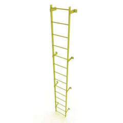 TRI-ARC - Rolling & Wall Mounted Ladders & Platforms Type: Fixed Ladder Style: Safety Cage - Apex Tool & Supply