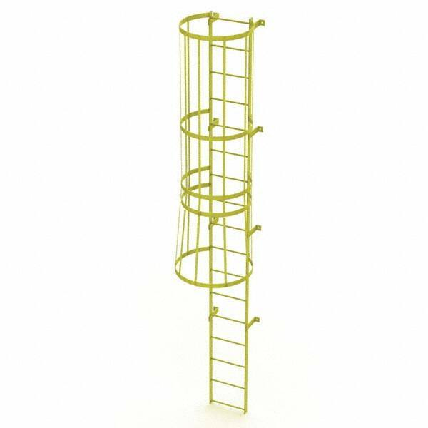 TRI-ARC - Rolling & Wall Mounted Ladders & Platforms Type: Fixed Ladder Style: Safety Cage - Apex Tool & Supply
