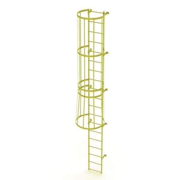 TRI-ARC - Rolling & Wall Mounted Ladders & Platforms Type: Fixed Ladder Style: Safety Cage - Apex Tool & Supply