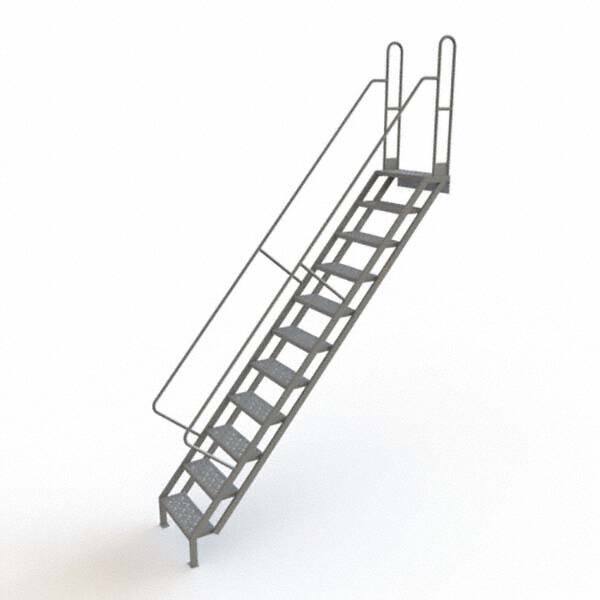 TRI-ARC - Rolling & Wall Mounted Ladders & Platforms Type: Stairway Slope Ladder Style: Stair Unit - Apex Tool & Supply