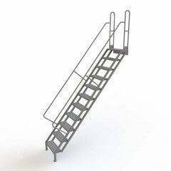 TRI-ARC - Rolling & Wall Mounted Ladders & Platforms Type: Stairway Slope Ladder Style: Stair Unit - Apex Tool & Supply