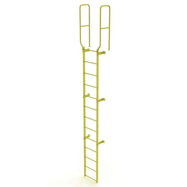 TRI-ARC - Rolling & Wall Mounted Ladders & Platforms Type: Fixed Ladder Style: Safety Cage - Apex Tool & Supply