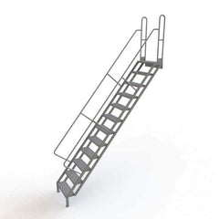 TRI-ARC - Rolling & Wall Mounted Ladders & Platforms Type: Stairway Slope Ladder Style: Stair Unit - Apex Tool & Supply