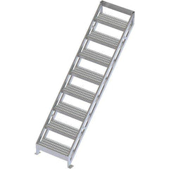 TRI-ARC - Rolling & Wall Mounted Ladders & Platforms Type: Ladder Style: Stair Unit - Apex Tool & Supply