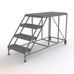 TRI-ARC - Rolling & Wall Mounted Ladders & Platforms Type: Rolling Work Platform Style: Steel Work Platform - Apex Tool & Supply