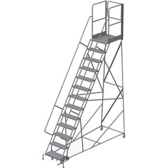 TRI-ARC - Rolling & Wall Mounted Ladders & Platforms Type: Rolling Warehouse Ladder Style: Rolling Platform Ladder - Apex Tool & Supply