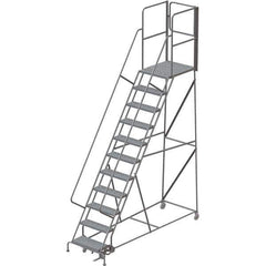 TRI-ARC - Rolling & Wall Mounted Ladders & Platforms Type: Rolling Warehouse Ladder Style: Rolling Platform Ladder - Apex Tool & Supply