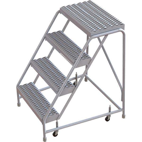 TRI-ARC - Rolling & Wall Mounted Ladders & Platforms Type: Rolling Warehouse Ladder Style: Rolling Safety Ladder - Apex Tool & Supply