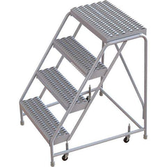 TRI-ARC - Rolling & Wall Mounted Ladders & Platforms Type: Rolling Warehouse Ladder Style: Rolling Safety Ladder - Apex Tool & Supply