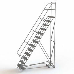 TRI-ARC - Rolling & Wall Mounted Ladders & Platforms Type: All-Directional Ladder Style: Forward Descent 50 Degree Incline - Apex Tool & Supply