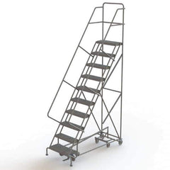 TRI-ARC - Rolling & Wall Mounted Ladders & Platforms Type: All-Directional Ladder Style: Forward Descent 50 Degree Incline - Apex Tool & Supply