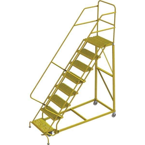 TRI-ARC - Rolling & Wall Mounted Ladders & Platforms Type: Stairway Slope Ladder Style: Forward Descent 50 Degree Incline - Apex Tool & Supply