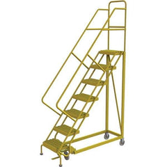 TRI-ARC - Rolling & Wall Mounted Ladders & Platforms Type: Stairway Slope Ladder Style: Forward Descent 50 Degree Incline - Apex Tool & Supply