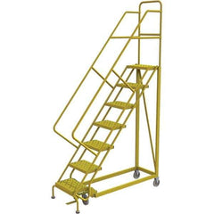 TRI-ARC - Rolling & Wall Mounted Ladders & Platforms Type: Stairway Slope Ladder Style: Forward Descent 50 Degree Incline - Apex Tool & Supply