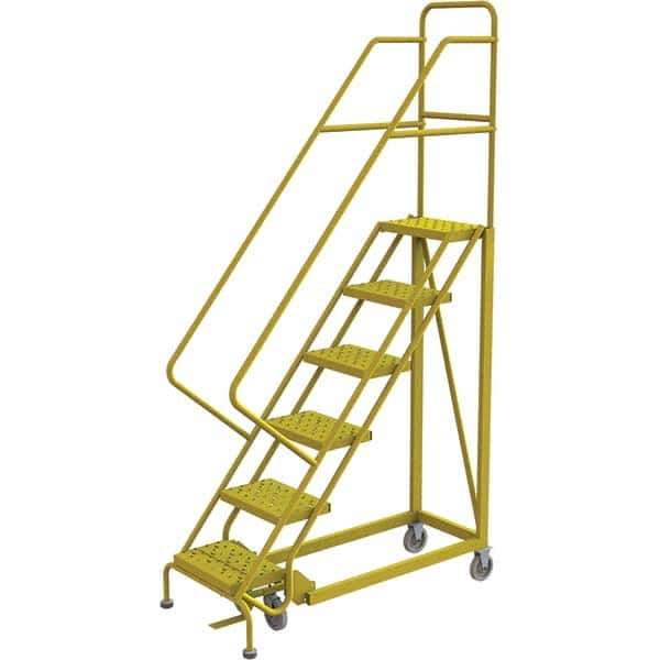 TRI-ARC - Rolling & Wall Mounted Ladders & Platforms Type: Stairway Slope Ladder Style: Forward Descent 50 Degree Incline - Apex Tool & Supply