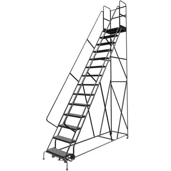TRI-ARC - Rolling & Wall Mounted Ladders & Platforms Type: Rolling Warehouse Ladder Style: Rolling Platform Ladder - Apex Tool & Supply