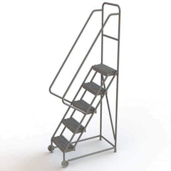 TRI-ARC - Rolling & Wall Mounted Ladders & Platforms Type: TiltNRoll Rolling Ladder Style: Tilt & Roll Safety Ladder - Apex Tool & Supply