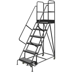 TRI-ARC - Rolling & Wall Mounted Ladders & Platforms Type: Rolling Warehouse Ladder Style: Rolling Platform Ladder - Apex Tool & Supply