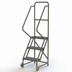 TRI-ARC - Rolling & Wall Mounted Ladders & Platforms Type: TiltNRoll Rolling Ladder Style: Tilt & Roll Safety Ladder - Apex Tool & Supply
