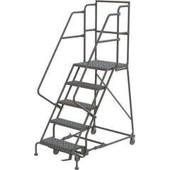 TRI-ARC - Rolling & Wall Mounted Ladders & Platforms Type: Rolling Warehouse Ladder Style: Rolling Platform Ladder - Apex Tool & Supply