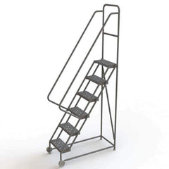 TRI-ARC - Rolling & Wall Mounted Ladders & Platforms Type: TiltNRoll Rolling Ladder Style: Tilt & Roll Safety Ladder - Apex Tool & Supply