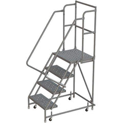 TRI-ARC - Rolling & Wall Mounted Ladders & Platforms Type: Rolling Warehouse Ladder Style: Rolling Platform Ladder - Apex Tool & Supply