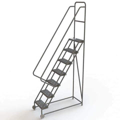 TRI-ARC - Rolling & Wall Mounted Ladders & Platforms Type: TiltNRoll Rolling Ladder Style: Tilt & Roll Safety Ladder - Apex Tool & Supply