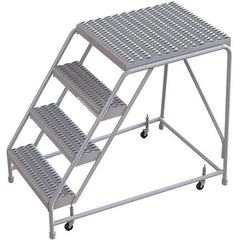 TRI-ARC - Rolling & Wall Mounted Ladders & Platforms Type: Rolling Warehouse Ladder Style: Rolling Safety Ladder - Apex Tool & Supply