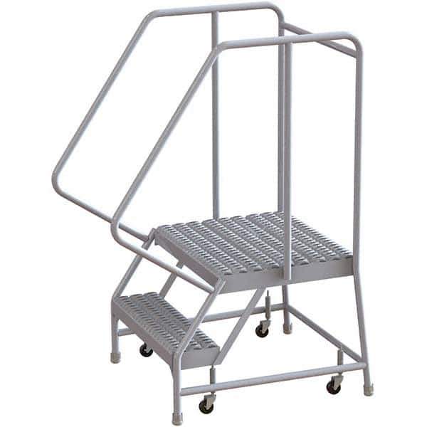 TRI-ARC - Rolling & Wall Mounted Ladders & Platforms Type: Rolling Warehouse Ladder Style: Rolling Safety Ladder - Apex Tool & Supply
