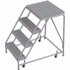 TRI-ARC - Rolling & Wall Mounted Ladders & Platforms Type: Rolling Warehouse Ladder Style: Rolling Safety Ladder - Apex Tool & Supply