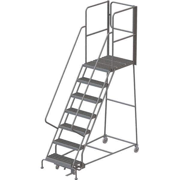 TRI-ARC - Rolling & Wall Mounted Ladders & Platforms Type: Rolling Warehouse Ladder Style: Rolling Platform Ladder - Apex Tool & Supply