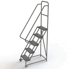 TRI-ARC - Rolling & Wall Mounted Ladders & Platforms Type: TiltNRoll Rolling Ladder Style: Tilt & Roll Safety Ladder - Apex Tool & Supply