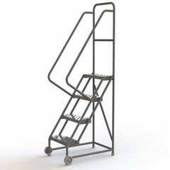 TRI-ARC - Rolling & Wall Mounted Ladders & Platforms Type: TiltNRoll Rolling Ladder Style: Tilt & Roll Safety Ladder - Apex Tool & Supply