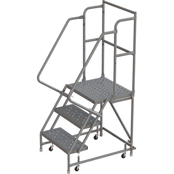 TRI-ARC - Rolling & Wall Mounted Ladders & Platforms Type: Rolling Warehouse Ladder Style: Rolling Platform Ladder - Apex Tool & Supply